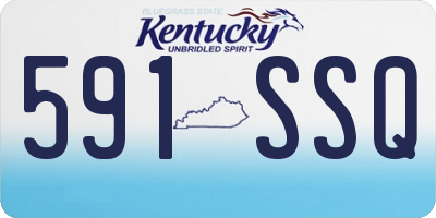 KY license plate 591SSQ