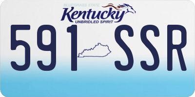 KY license plate 591SSR