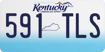 KY license plate 591TLS