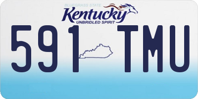 KY license plate 591TMU