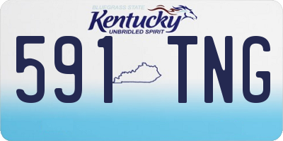 KY license plate 591TNG