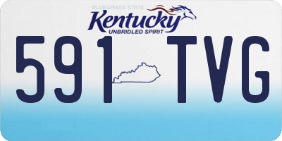 KY license plate 591TVG