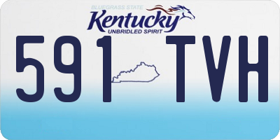 KY license plate 591TVH