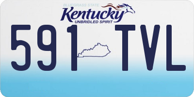 KY license plate 591TVL