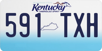 KY license plate 591TXH