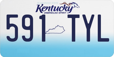 KY license plate 591TYL