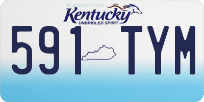 KY license plate 591TYM