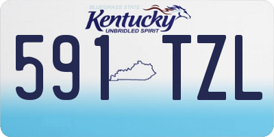 KY license plate 591TZL