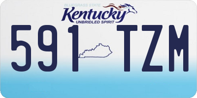 KY license plate 591TZM