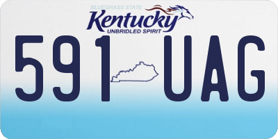 KY license plate 591UAG