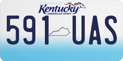 KY license plate 591UAS