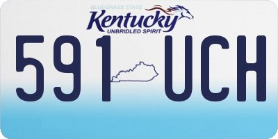 KY license plate 591UCH