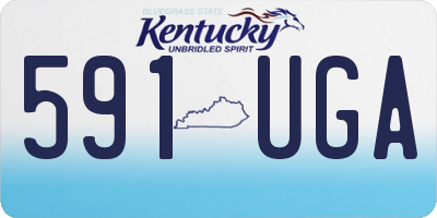 KY license plate 591UGA