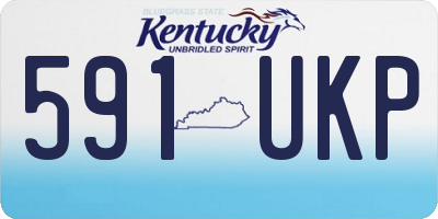 KY license plate 591UKP