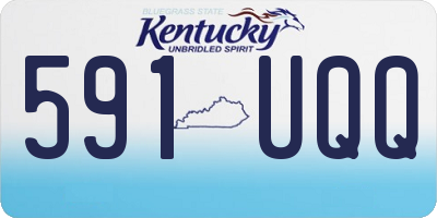 KY license plate 591UQQ