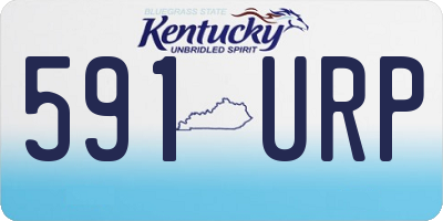 KY license plate 591URP