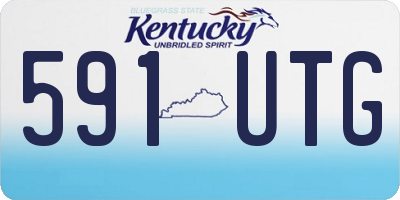 KY license plate 591UTG