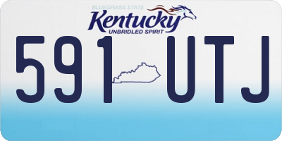 KY license plate 591UTJ