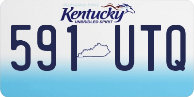 KY license plate 591UTQ