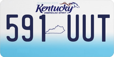 KY license plate 591UUT