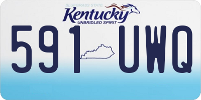 KY license plate 591UWQ
