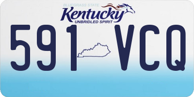 KY license plate 591VCQ