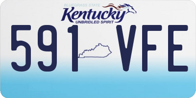 KY license plate 591VFE