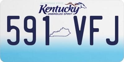KY license plate 591VFJ