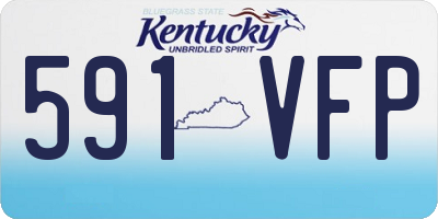 KY license plate 591VFP