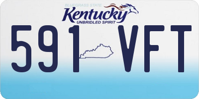 KY license plate 591VFT