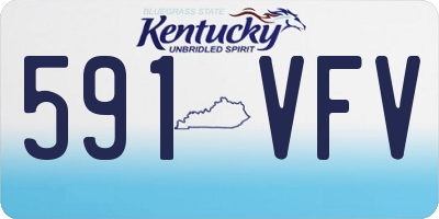 KY license plate 591VFV