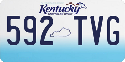 KY license plate 592TVG