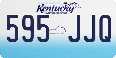 KY license plate 595JJQ