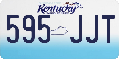 KY license plate 595JJT