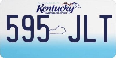KY license plate 595JLT