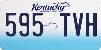 KY license plate 595TVH
