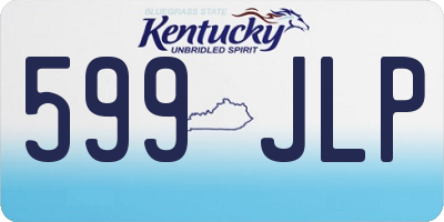 KY license plate 599JLP