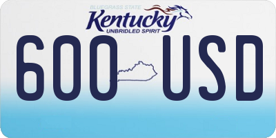 KY license plate 600USD
