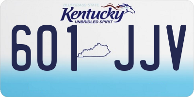 KY license plate 601JJV