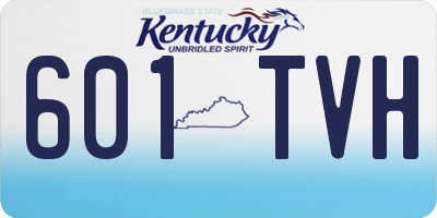 KY license plate 601TVH