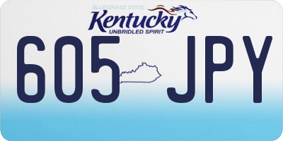 KY license plate 605JPY