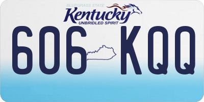 KY license plate 606KQQ