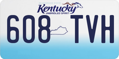 KY license plate 608TVH