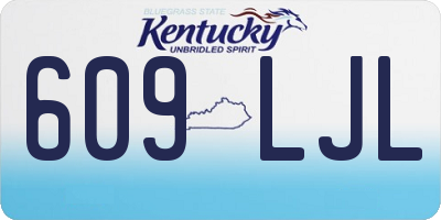 KY license plate 609LJL
