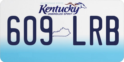 KY license plate 609LRB