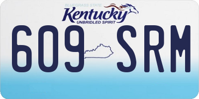 KY license plate 609SRM