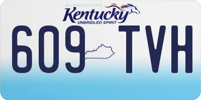 KY license plate 609TVH