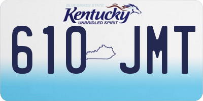 KY license plate 610JMT