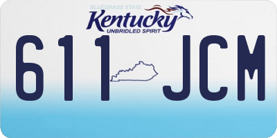 KY license plate 611JCM