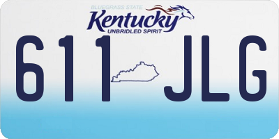 KY license plate 611JLG